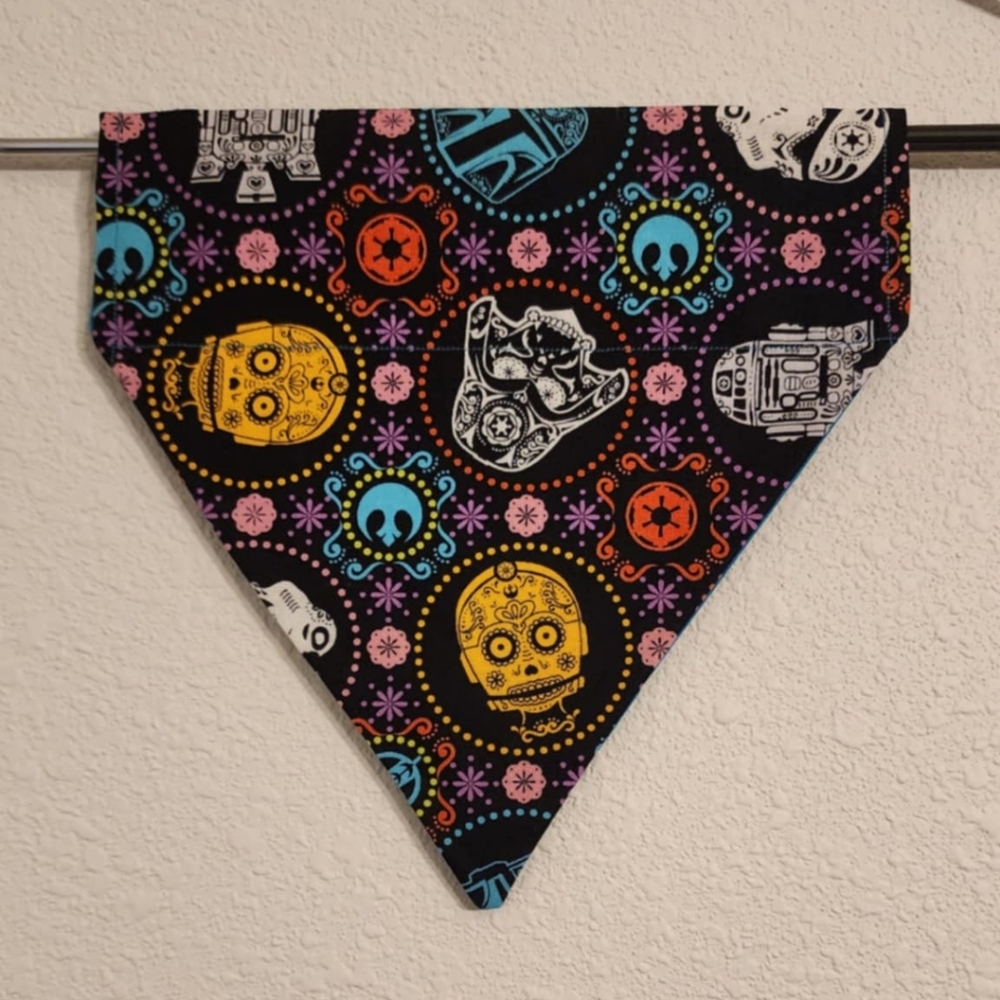 MEDIUM (Pink) Day Of The Dead  Star Wars Themed Bandana